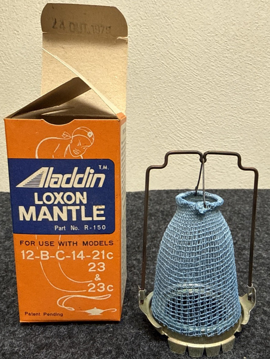 Aladdin Lamp Loxon Lox-On Mantle Part No. R-150 12-B-C-14-21c 23 23c NIB NOS