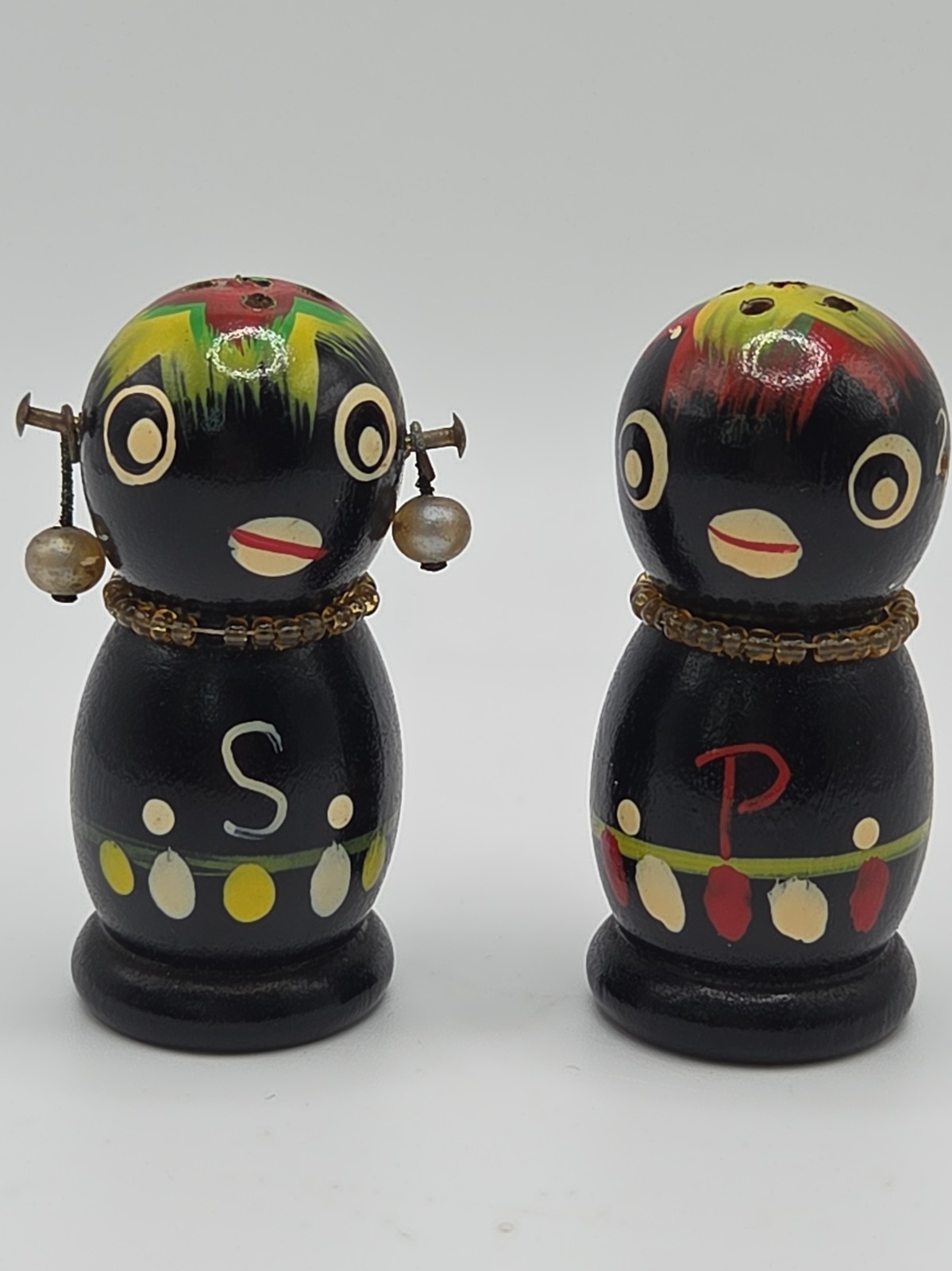 Vintage 1950\'s Disneyland\'s Adventureland Salt & Pepper Shakers