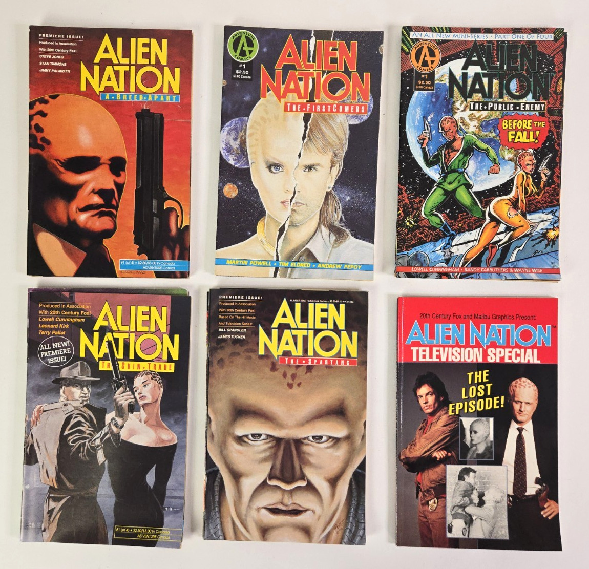 Lot of 21 Alien Nation Comic Books, 5 Complete Sets of 4, 1 Television Special Lot of 21 Alien Nation Comic Books, 5 Complete Sets of 4, 1 Television Special