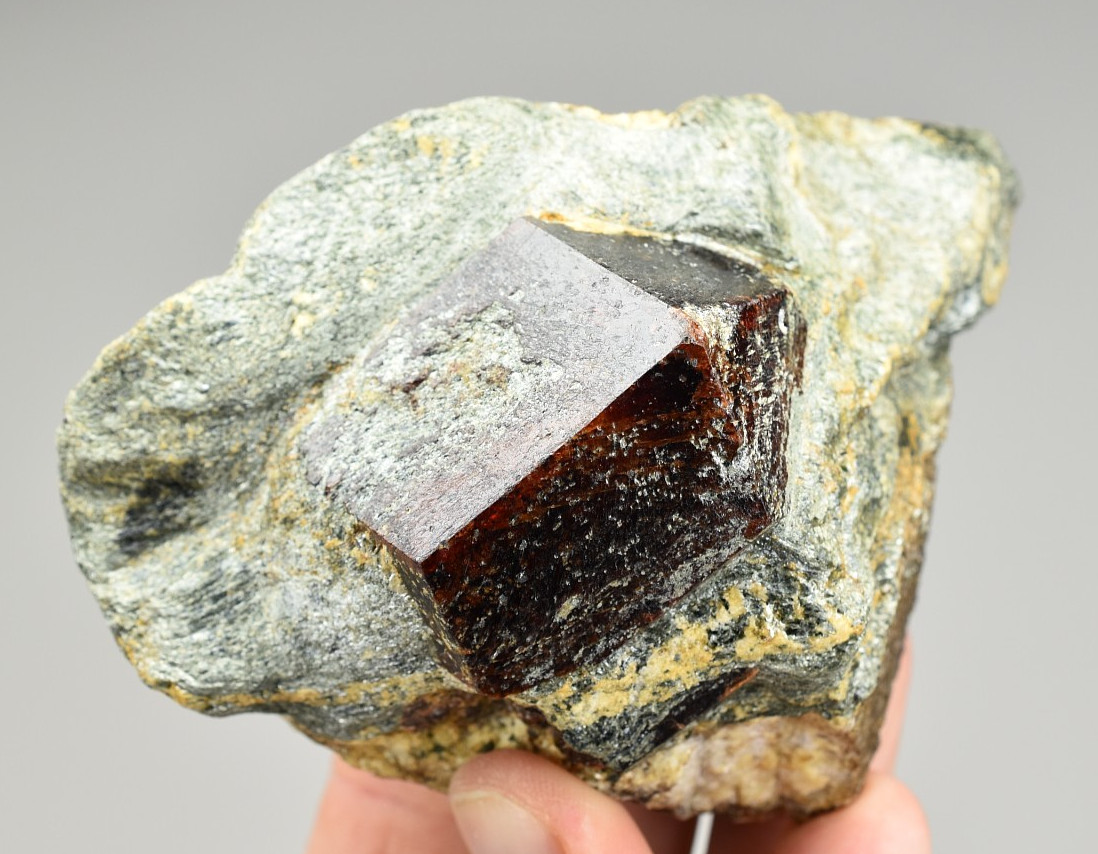 Almandine Garnet on Schist - Granatwand, Tyrol, Austria Almandine Garnet on Schist - Granatwand, Tyrol, Austria
