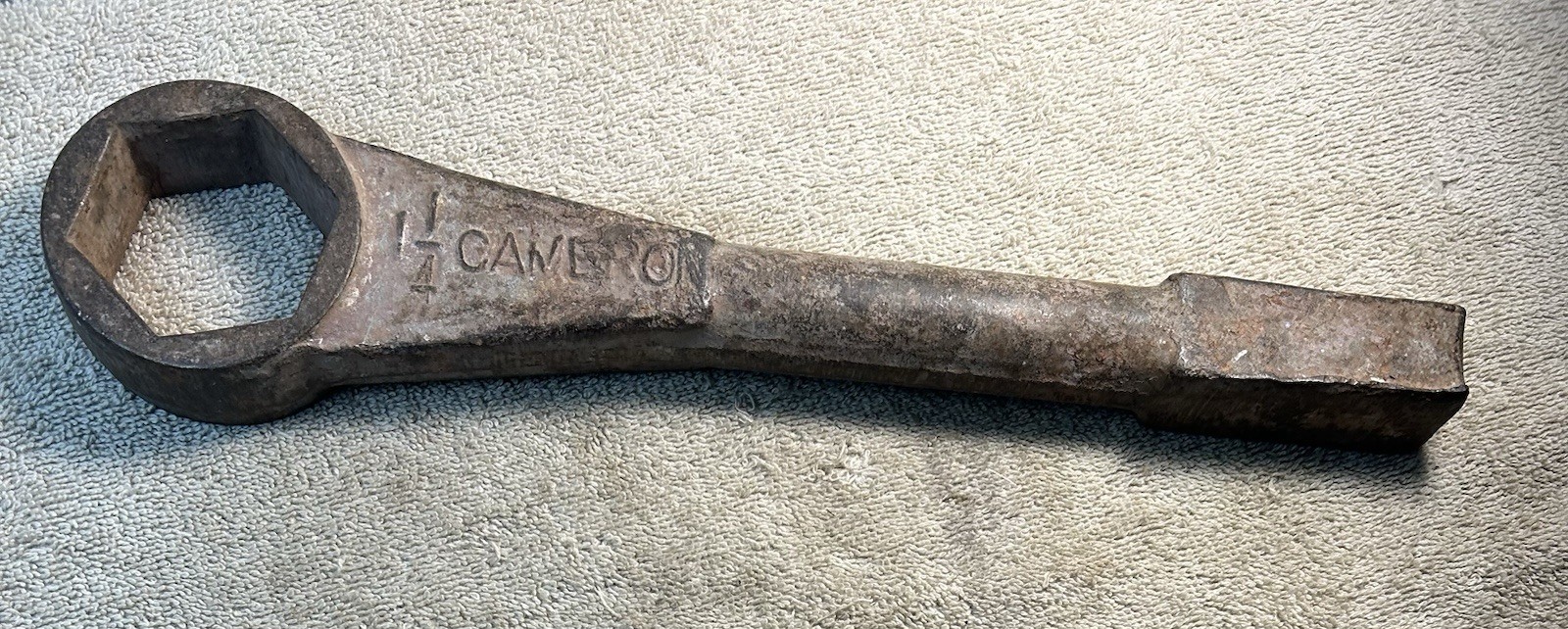 Vintage Cameron Iron Works 7959-4 BOP Striking Slugging Wrench Oilfield Tool
