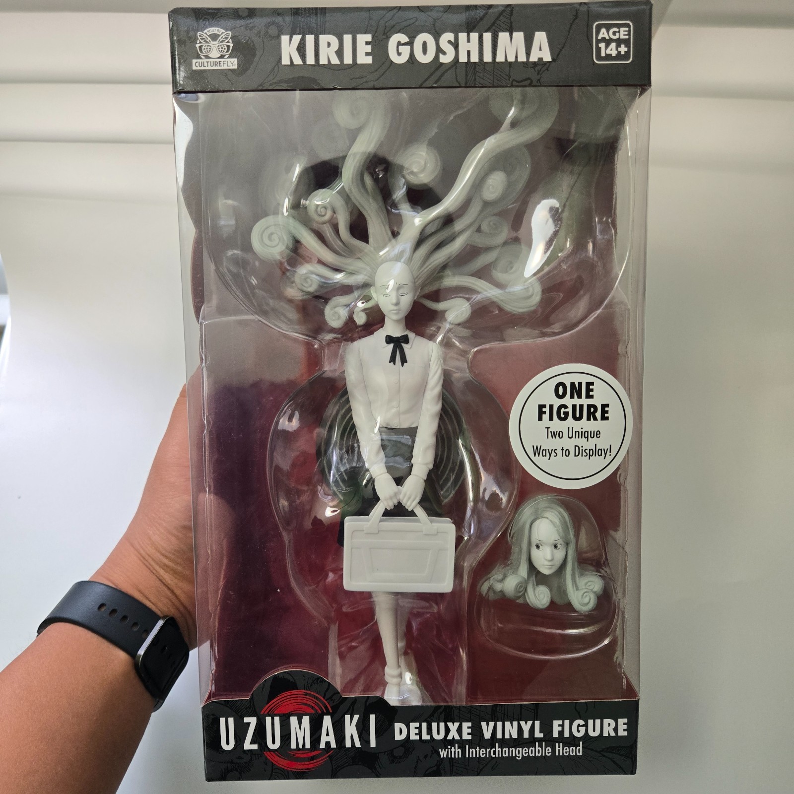CultureFly Uzumaki Kirie Deluxe Vinyl Figure Swappable Heads New Collectible CultureFly Uzumaki Kirie Deluxe Vinyl Figure Swappable Heads New Collectible