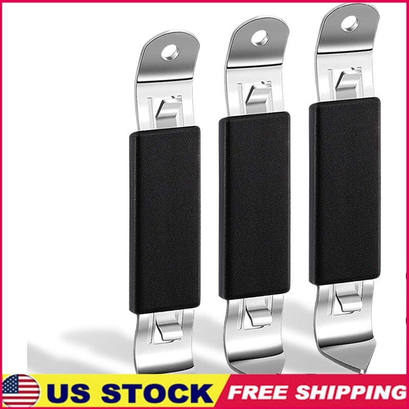 3 Pack Magnetic Bottle Openers Stainless Steel Can Tapper Beer Tool Camping New