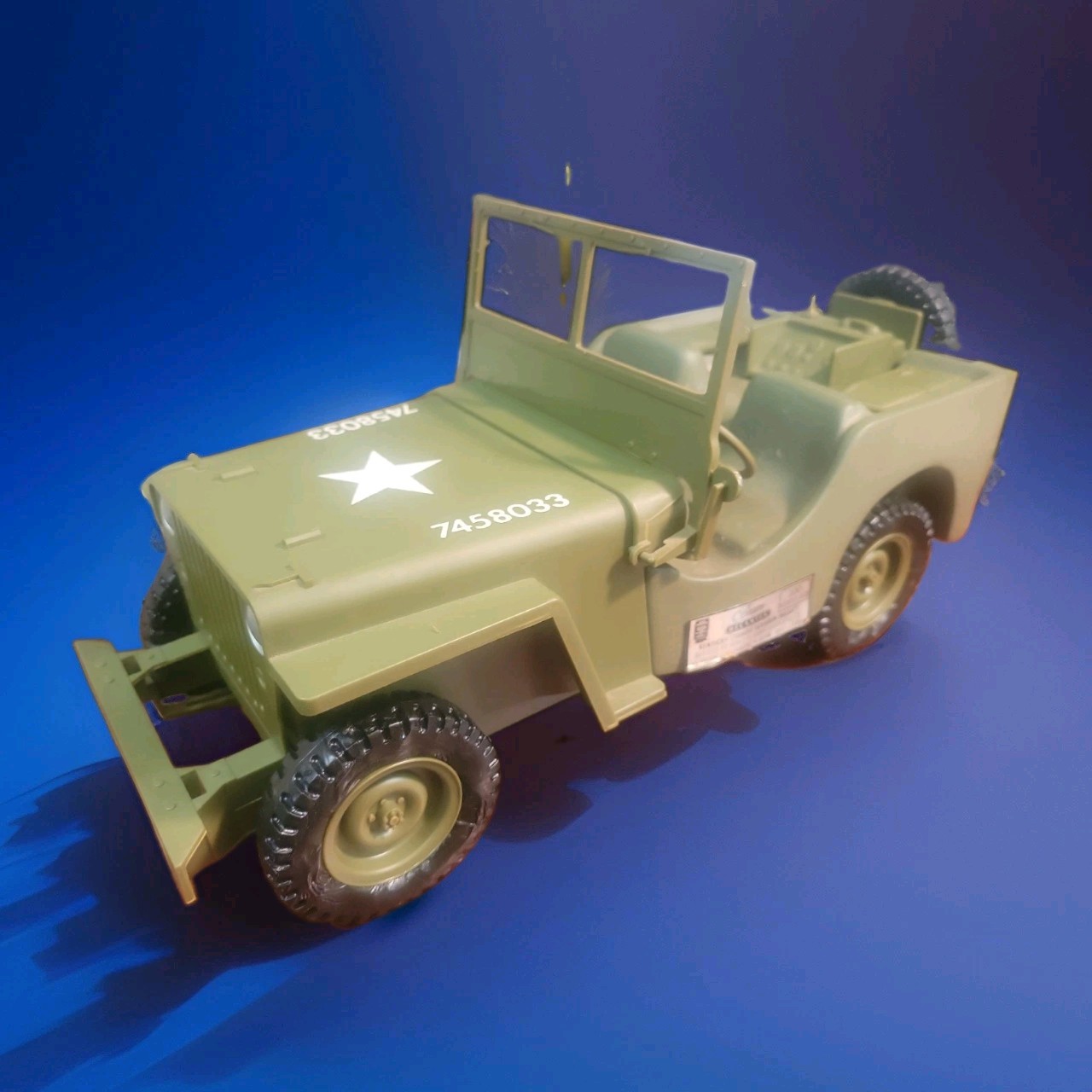 Rare 1986 Jim Beam Willis Army Jeep Decanter **Free Shipping**