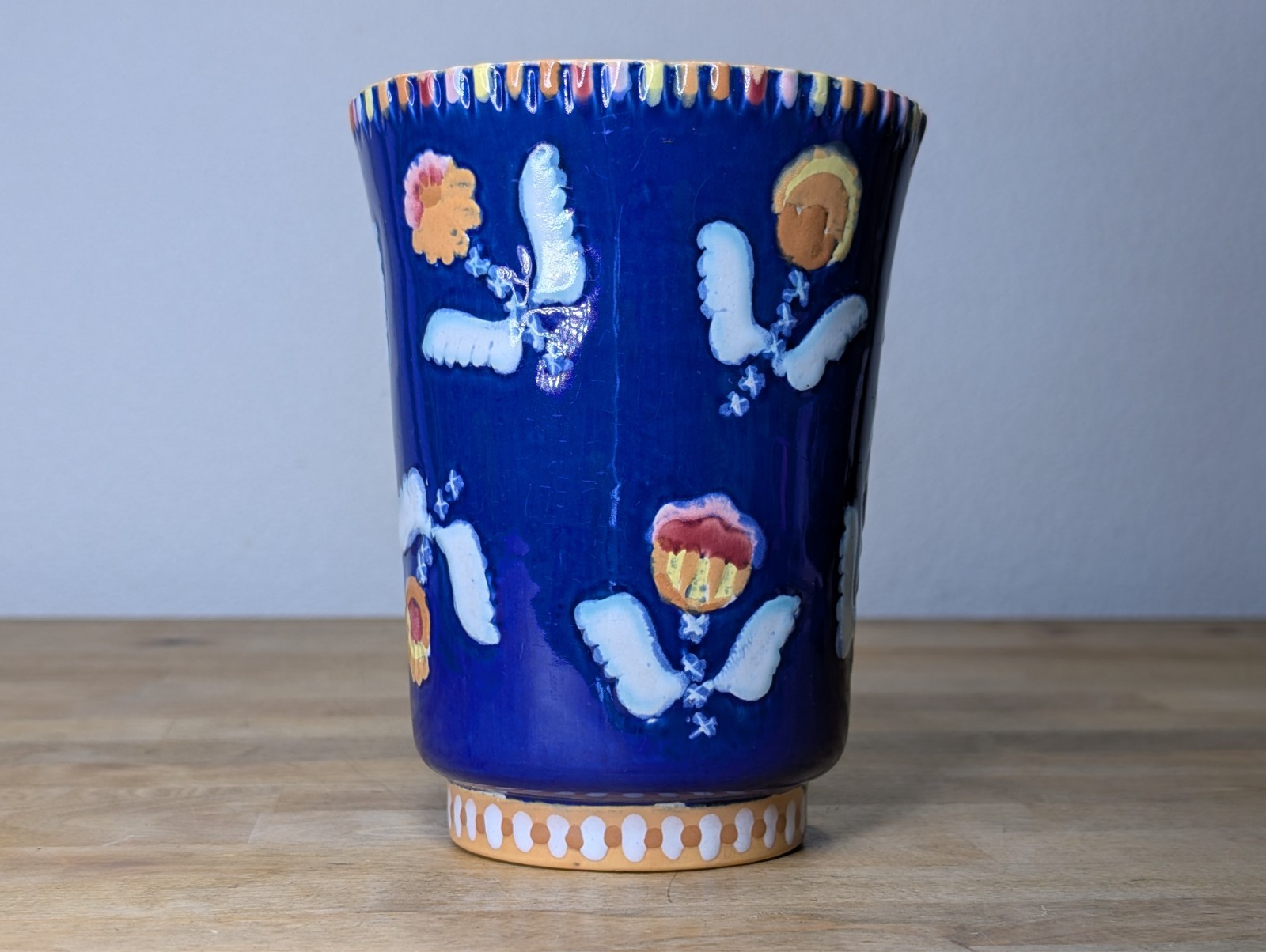 Rare Vintage Boch Freres Keramis Gres Art Vase - Ernest D\'Hossche D3087 Art Deco
