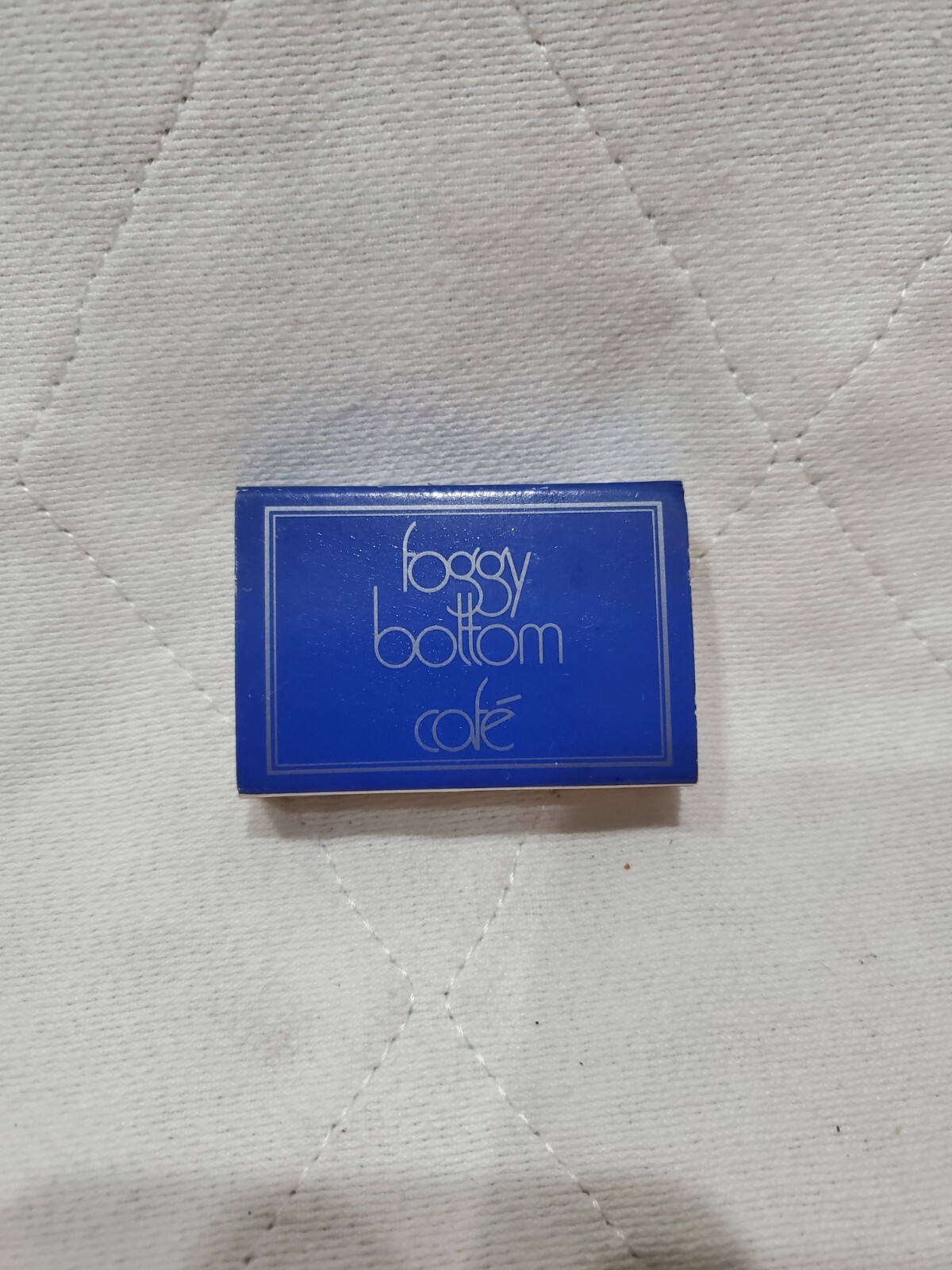 Vintage Foggy Bottom Cafe Matchbox Restaurant New York City NYC