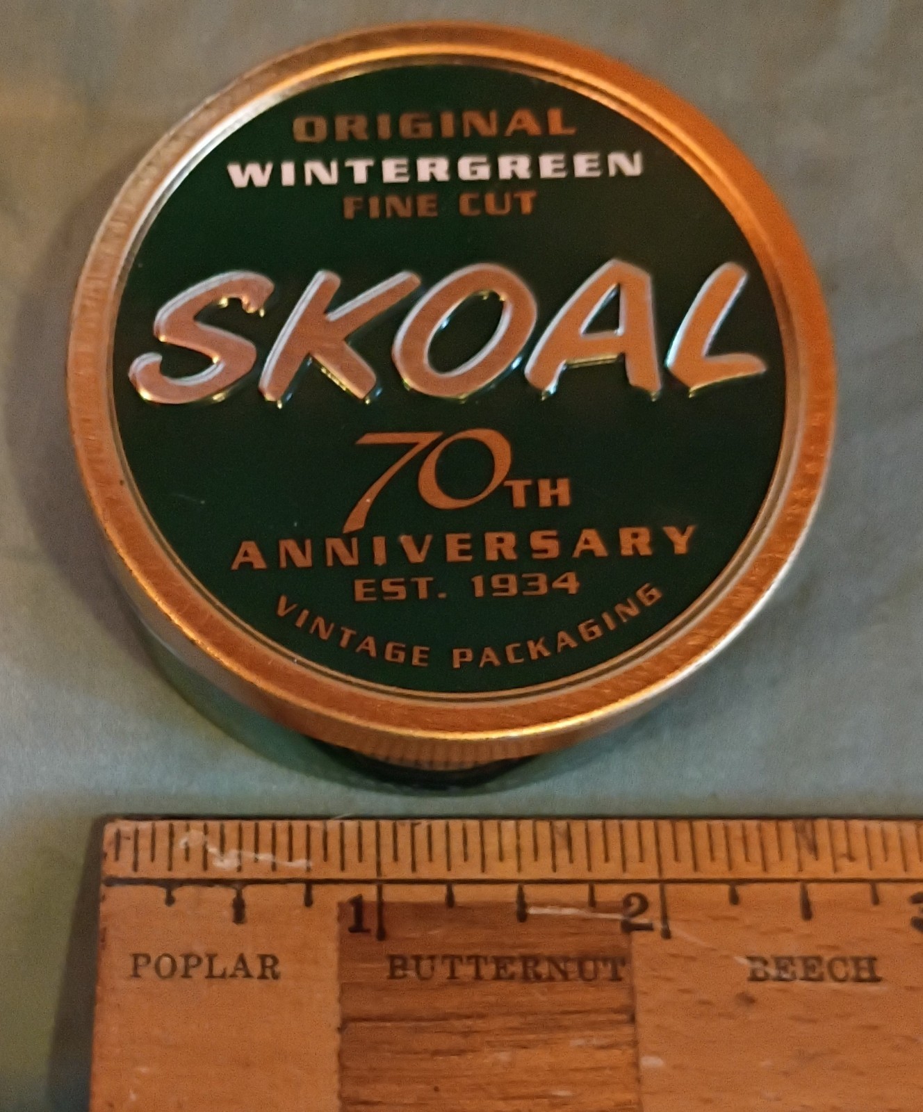 2004 Acrylic Skoal Can 70th Anniversary Salesman Promo National Sales Meeting