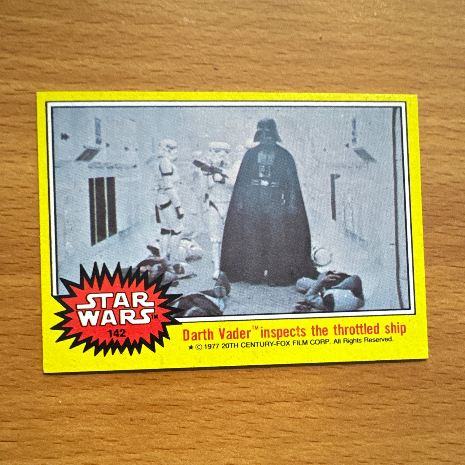 Topps Star Wars 1977 #142 Darth Vader \