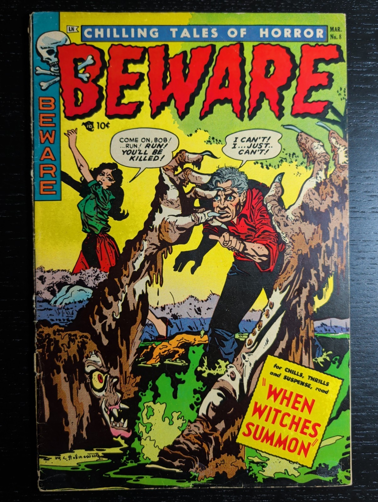 Beware 8 | G+ | Hollingsworth cover. Fass art | Trojan 1954
