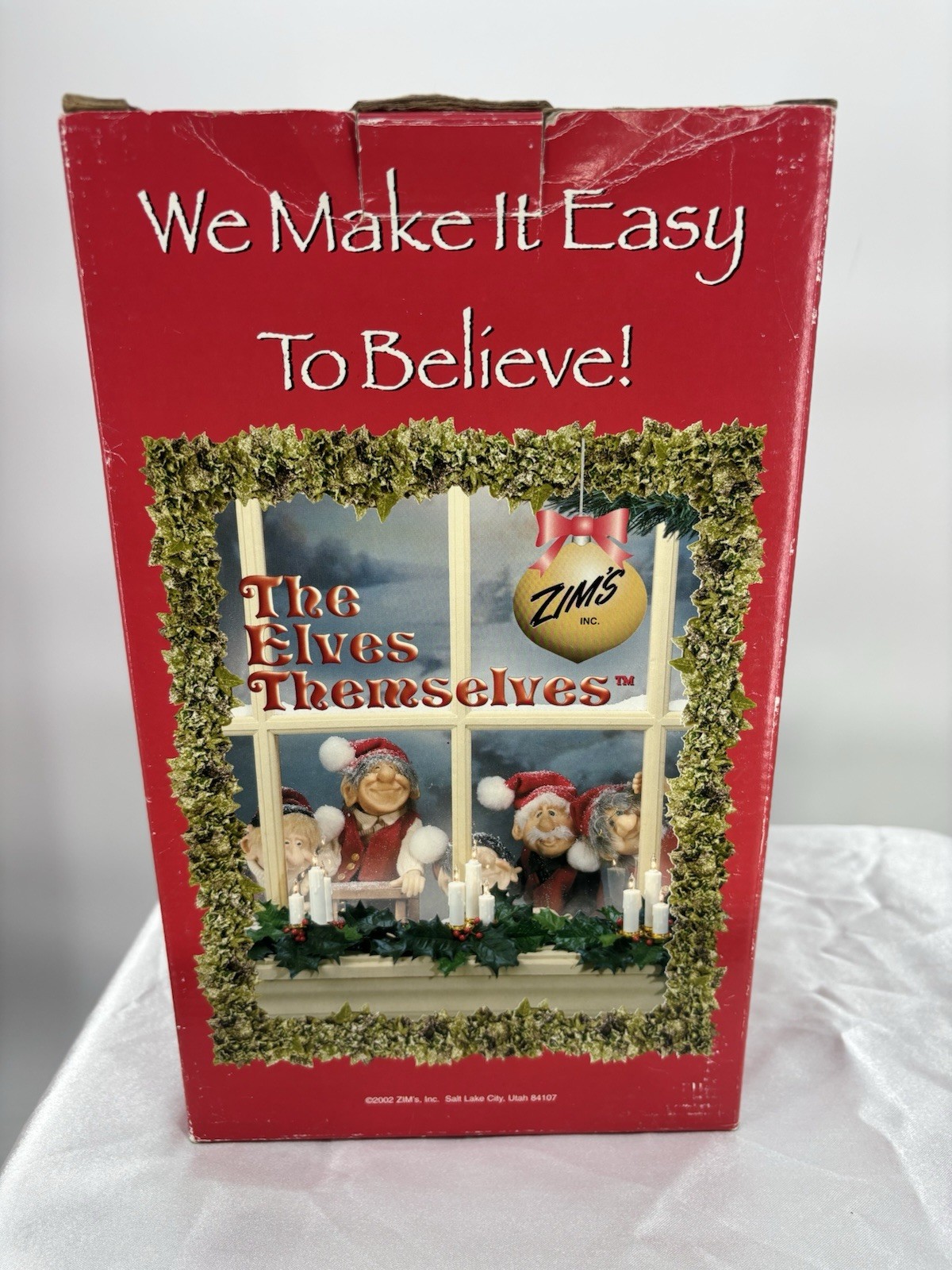 Zim’s The Elves Themselves Jackson Z03-06 2002 Christmas Elf Figurine w/ Box