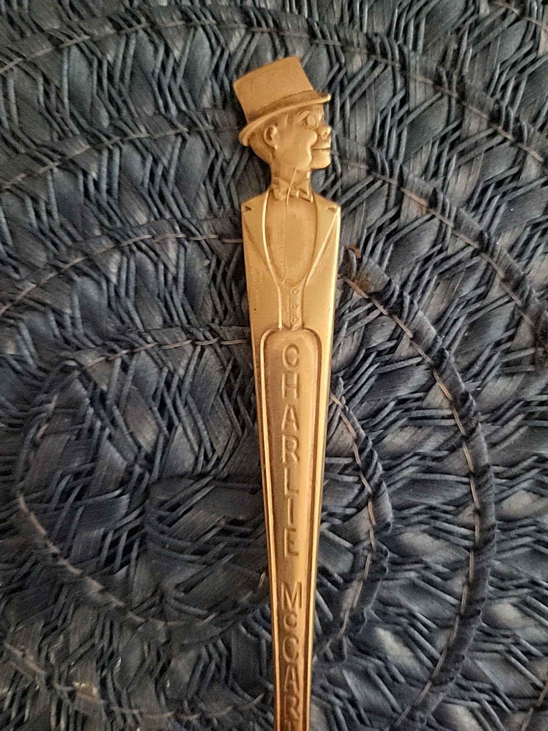  1930\'s Charlie McCarthy Spoon Silver Plated Edgar Bergen Vtg Comedy