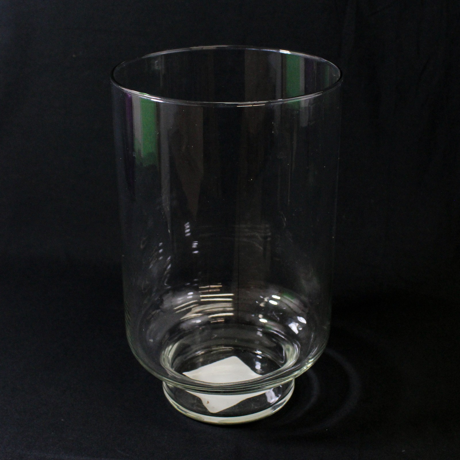 2018 Walmart Mainstays Clear Glass Pedestal Hurricane Vase 10\