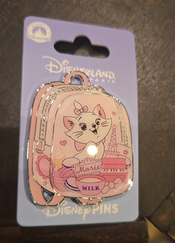 Disneyland Paris 2026 Marie School Eiffel Tower Backpack Disney  Pin US Ship