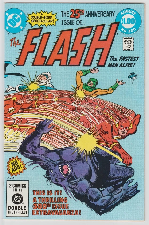 The Flash #300 (08/1981) 25th Anniversary Issue KEY FASTEST MAN ALIVE