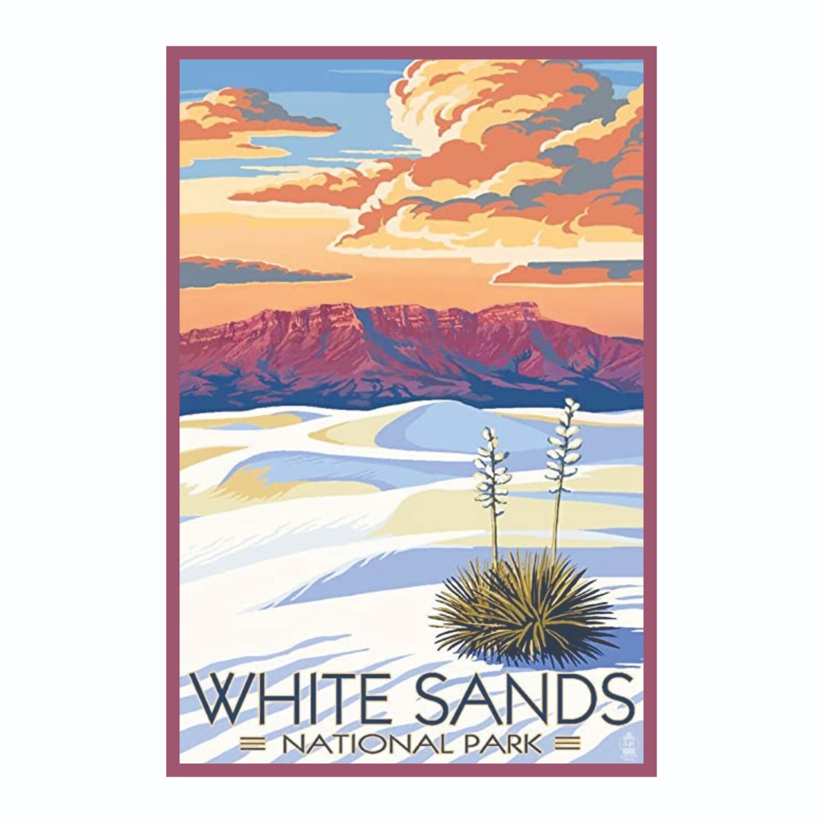 White Sands National Park Sticker North New Mexico National Park Decal