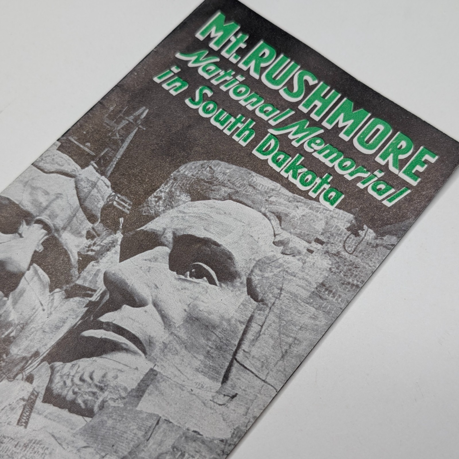 1942 Mt. Rushmore National Memorial South Dakota Brochure Construction Shrine SD