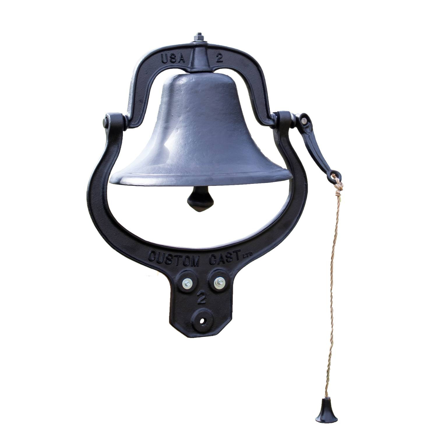 Lehman\'s Farm Dinner Bell Classic Ringing Cast Aluminum 14 inch Black Lehman\'s Farm Dinner Bell Classic Ringing Cast Aluminum 14 inch Black