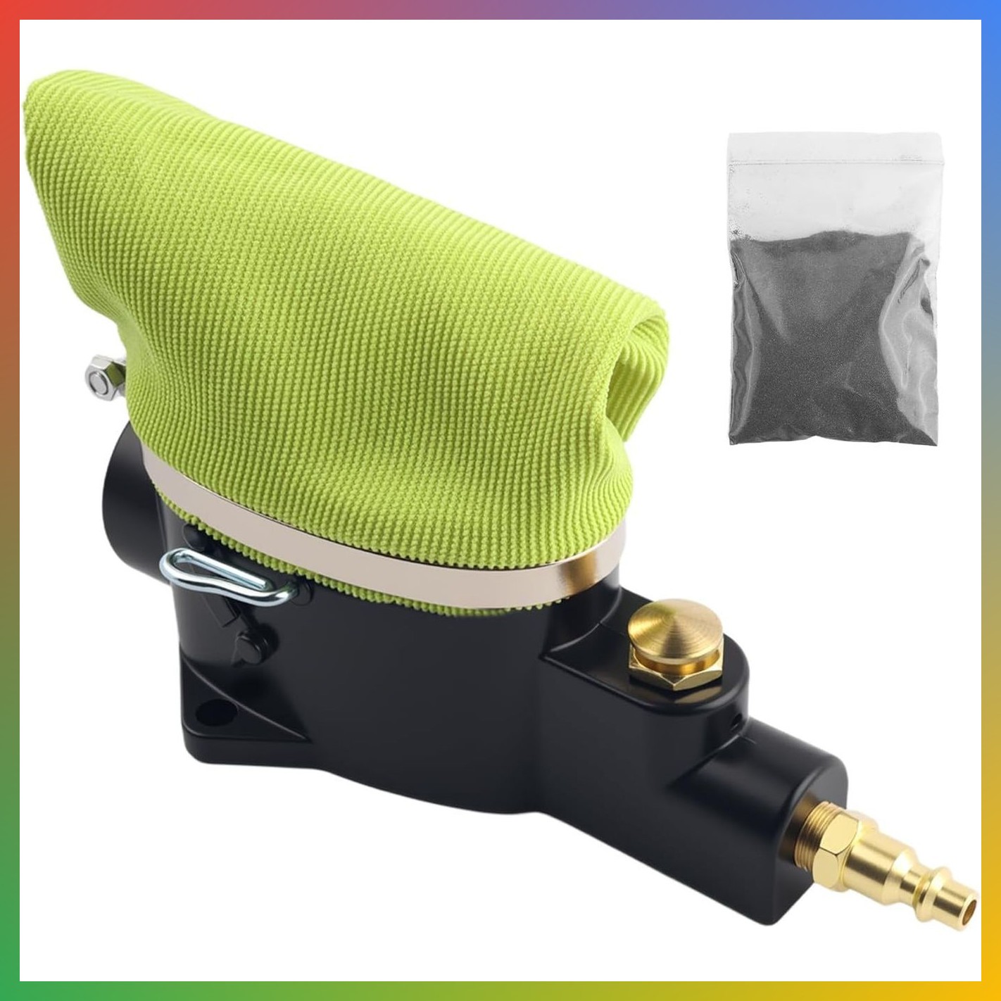 Pneumatic Spark Plug Cleaner Tool,Aluminum Spark Plug Cleaner Sandblaster for Ca
