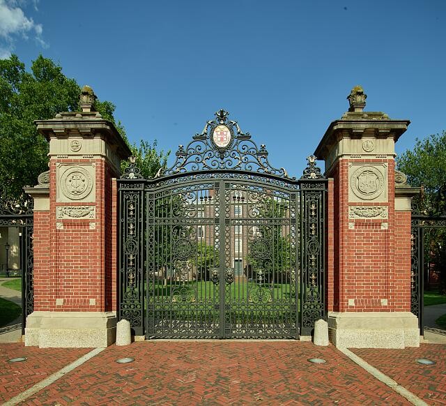 Photo:Providence Rhode Island Brown University Van Wickle Gates 2018