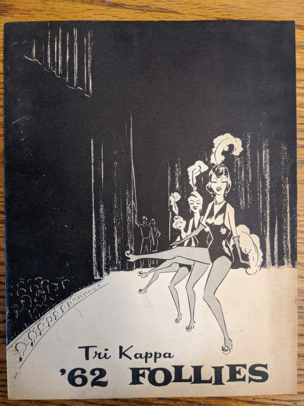 1962 INDIANA UNIVERSITY HOOSIERS TRI KAPPA \'6$ FOLLIES MAGAZINE RARE VTG