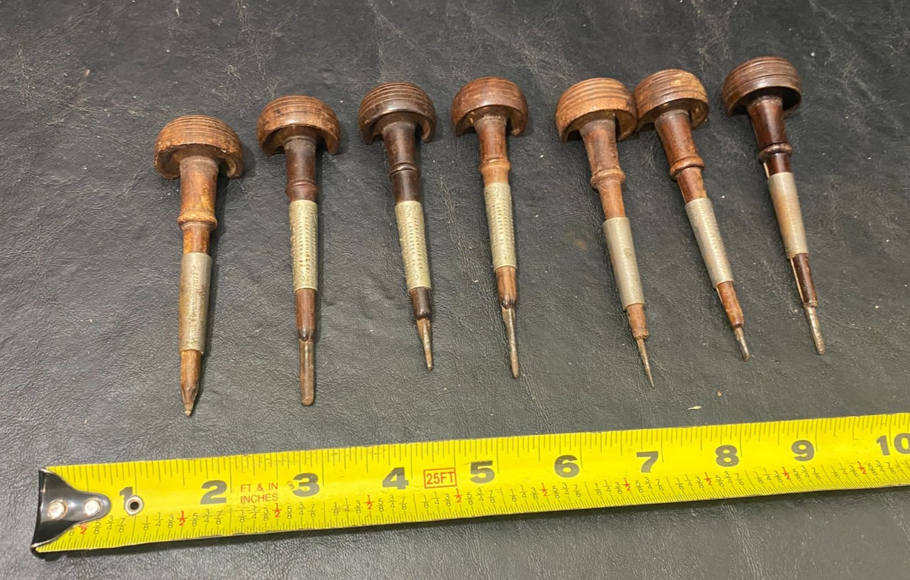 Ezra F. Bowman engraving carving tools antique lot 1889 patented chisels blades