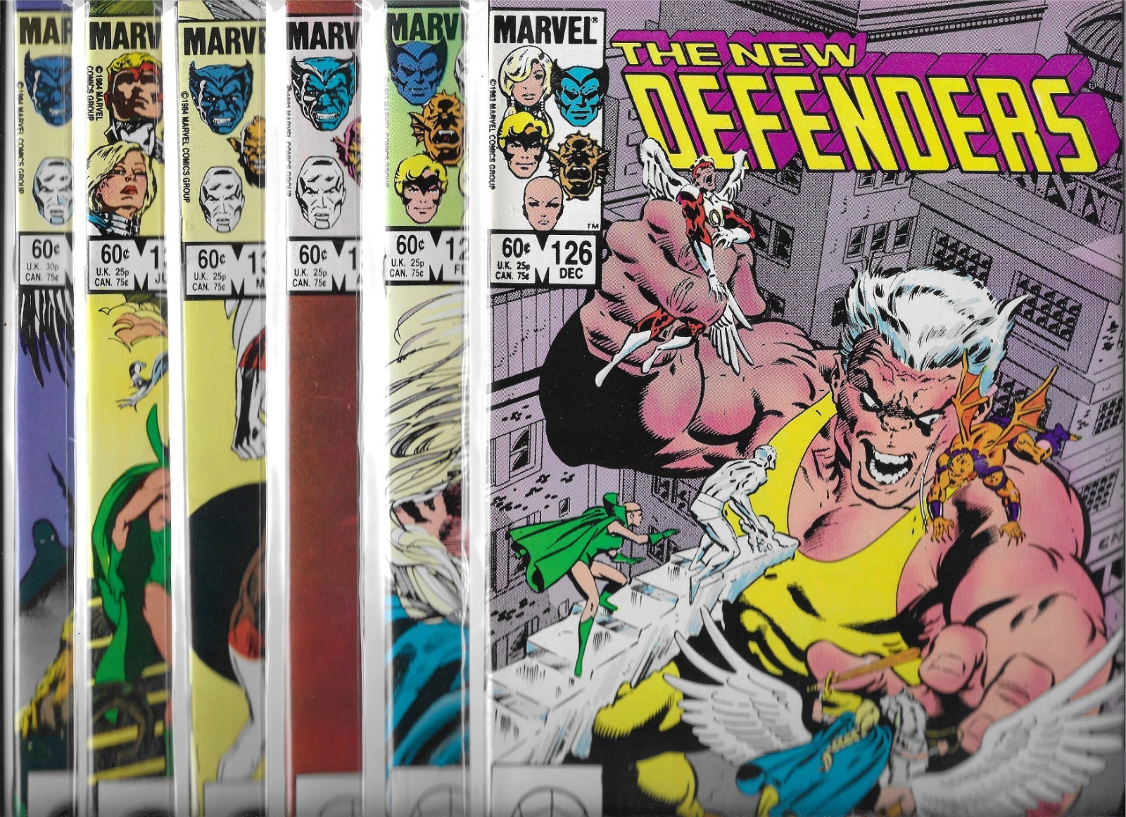 THE NEW DEFENDERS LOT OF 12 #126 128 130-135 137-140 (NM-) HIGH GRADE BRONZE AGE