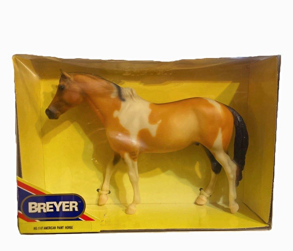 Breyer No. 1147 American Paint Horse Figurine Plastic, in Box Breyer No. 1147 American Paint Horse Figurine Plastic, in Box