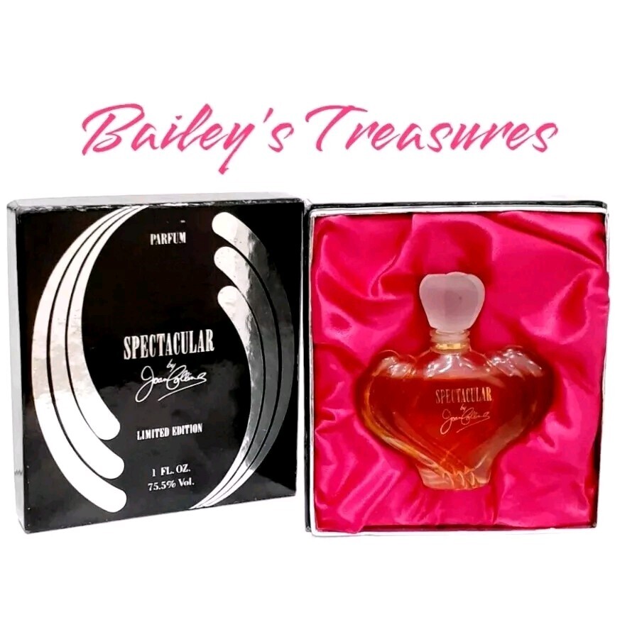 Vintage Joan Collins Spectacular 1 oz Parfum Limited Edition 649/2000 SEE DESCRI