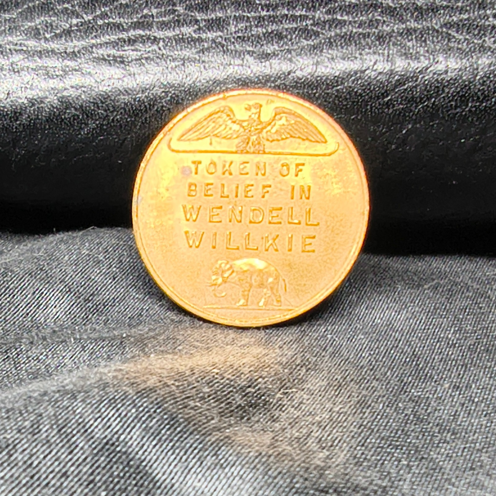 1940 Wendell Willkie Campaign Token \