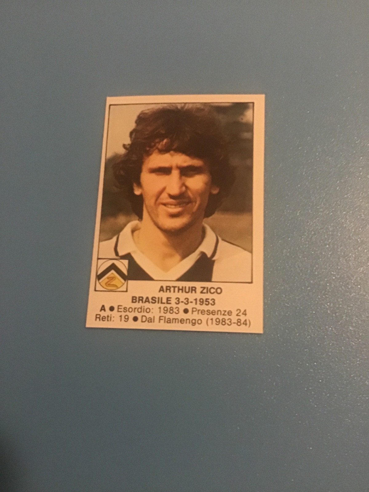 EDIS FOOTBALLERS 1984-85 🇮🇹 ARTHUR ZICO UDINESE ⚫️⚪️ # 222 AS PICTURE… EDIS FOOTBALLERS 1984-85 🇮🇹 ARTHUR ZICO UDINESE ⚫️⚪️ # 222 AS PICTURE…