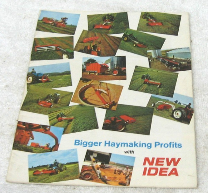 VINTAGE 1968 NEW IDEA BIGGER HAYMAKING PROFITS BUYERS GUIDE