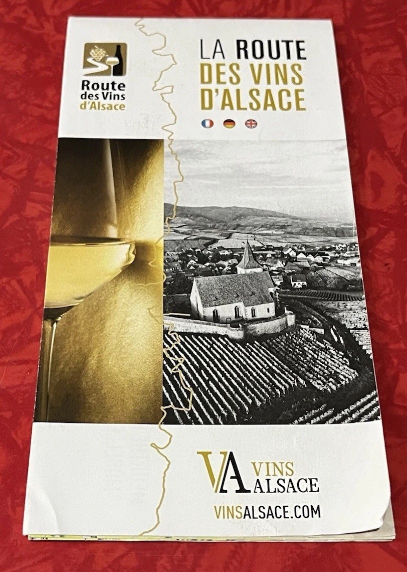 ALSACE WINE ROUTE MAP - FRANCE 2024