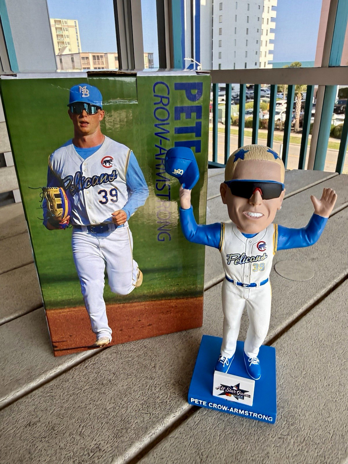 Pete Crow-Armstrong 2026 Pelicans All-Star Game Bobblehead PCA Cubs NEW