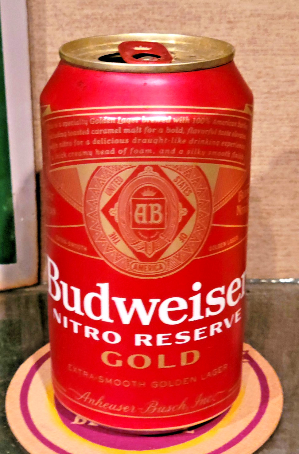 2020 BUDWEISER NITRO RESERVE GOLD STAY TAB BEER CAN ANHUESER BUSCH ST LOUIS OPEN 2020 BUDWEISER NITRO RESERVE GOLD STAY TAB BEER CAN ANHUESER BUSCH ST LOUIS OPEN