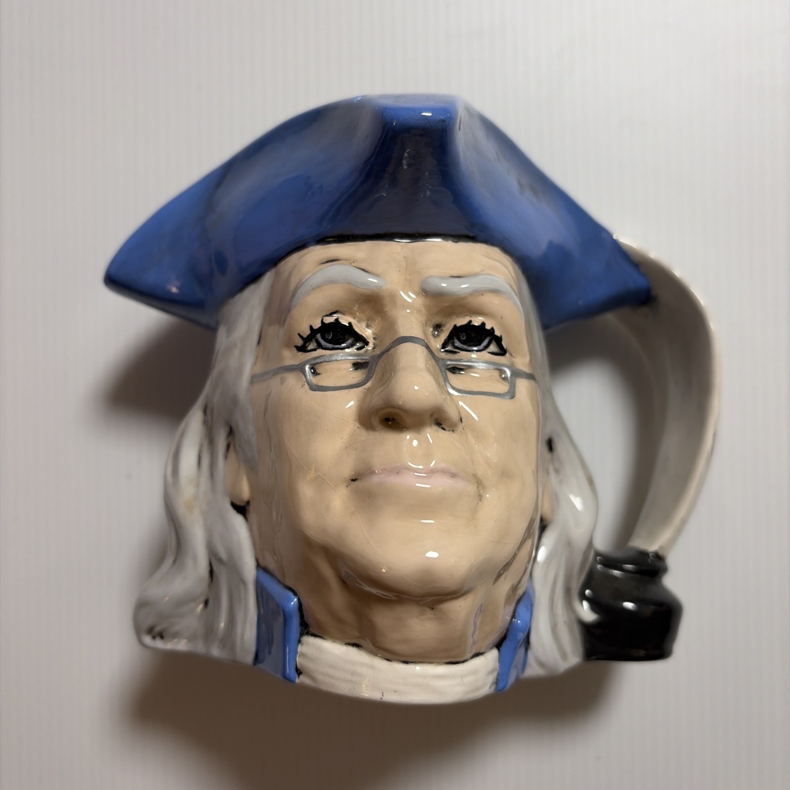 1976 Ben Franklin Mug Cup Stein American Ceramics