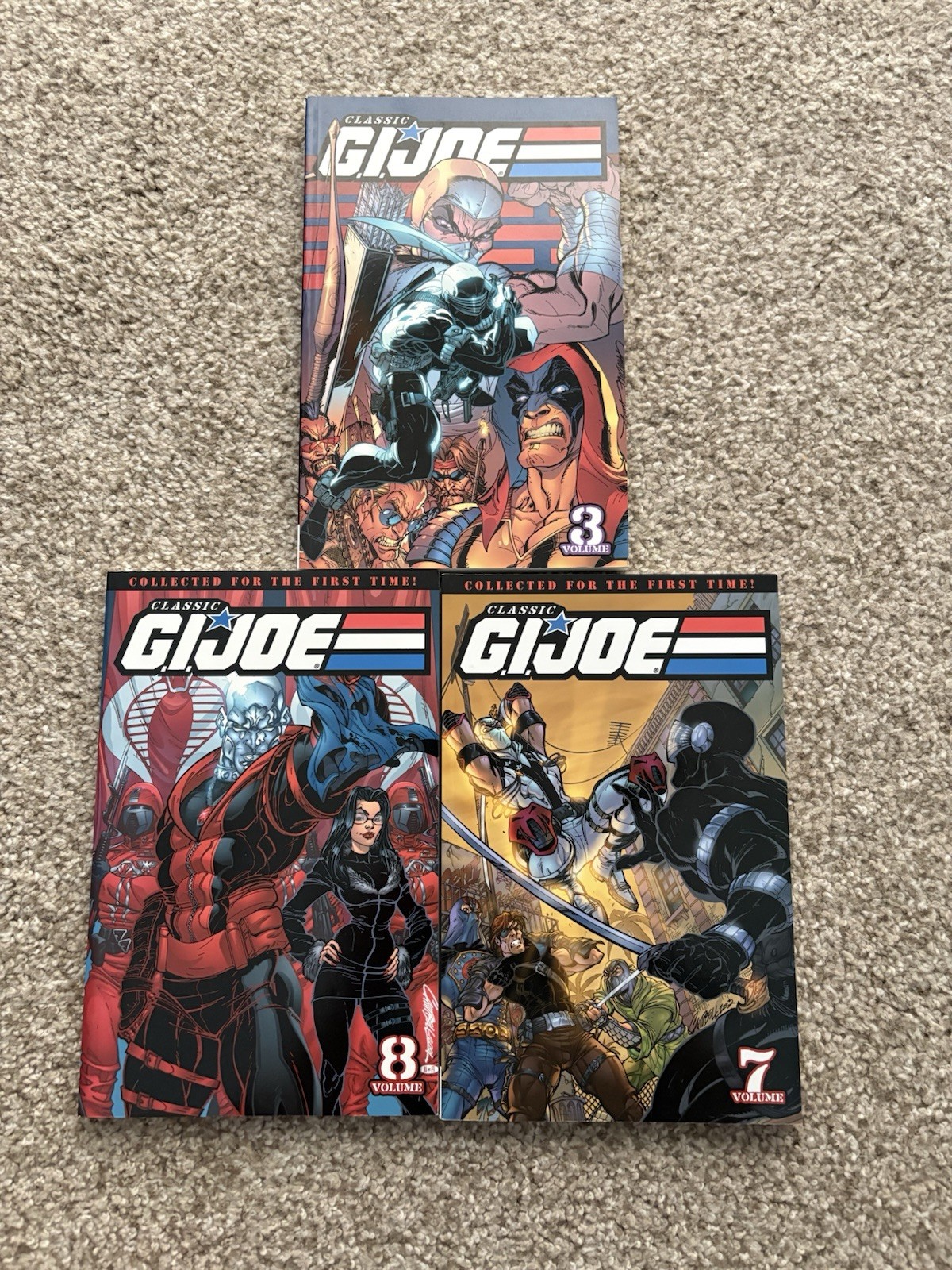 CLASSIC GI JOE VOL 3 7 & 8 TPB IDW COMICS G.I. SNAKE EYES CAMPBELL