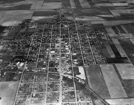 Aerial view of Rosebud, Texas OLD PHOTO Aerial view of Rosebud, Texas OLD PHOTO