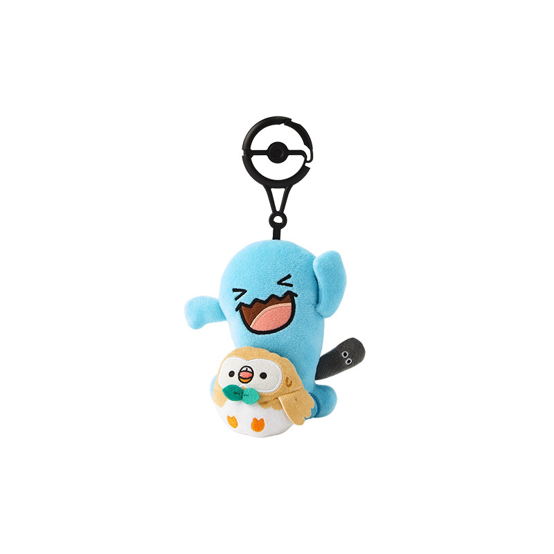 Genuine PC Center Escape Series Rowlet Wobbuffet Plush Pendant Key-chain Gift