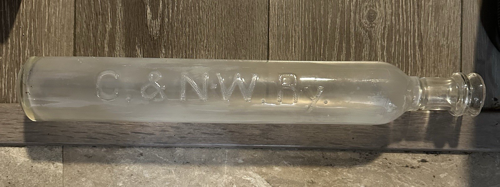 C&NW RY RR antique fire extinguisher Chicago Northwestern Railway Railroad Train