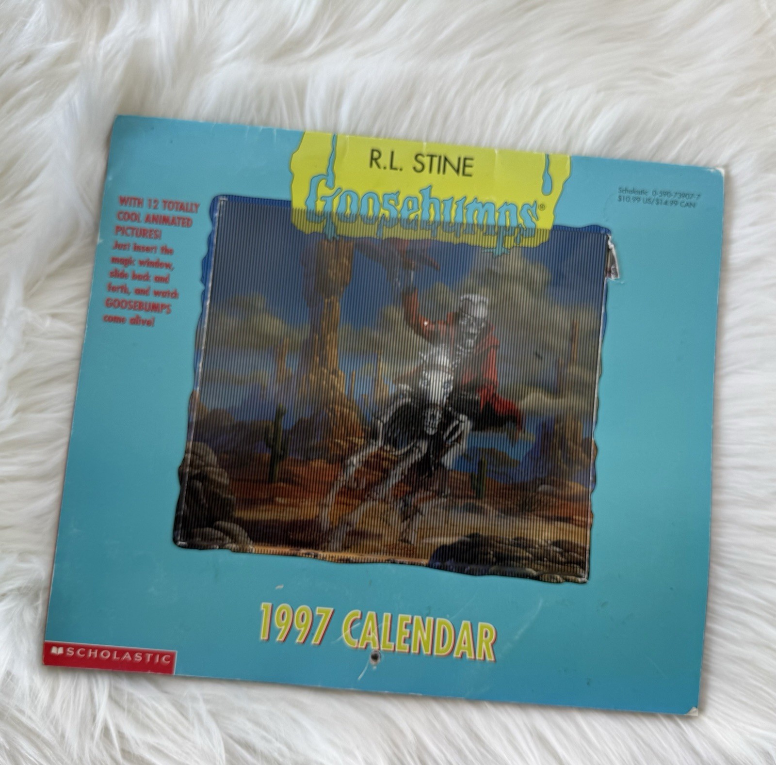 R.L. Stine Goosebumps 1997 Calendar Animated Pictures