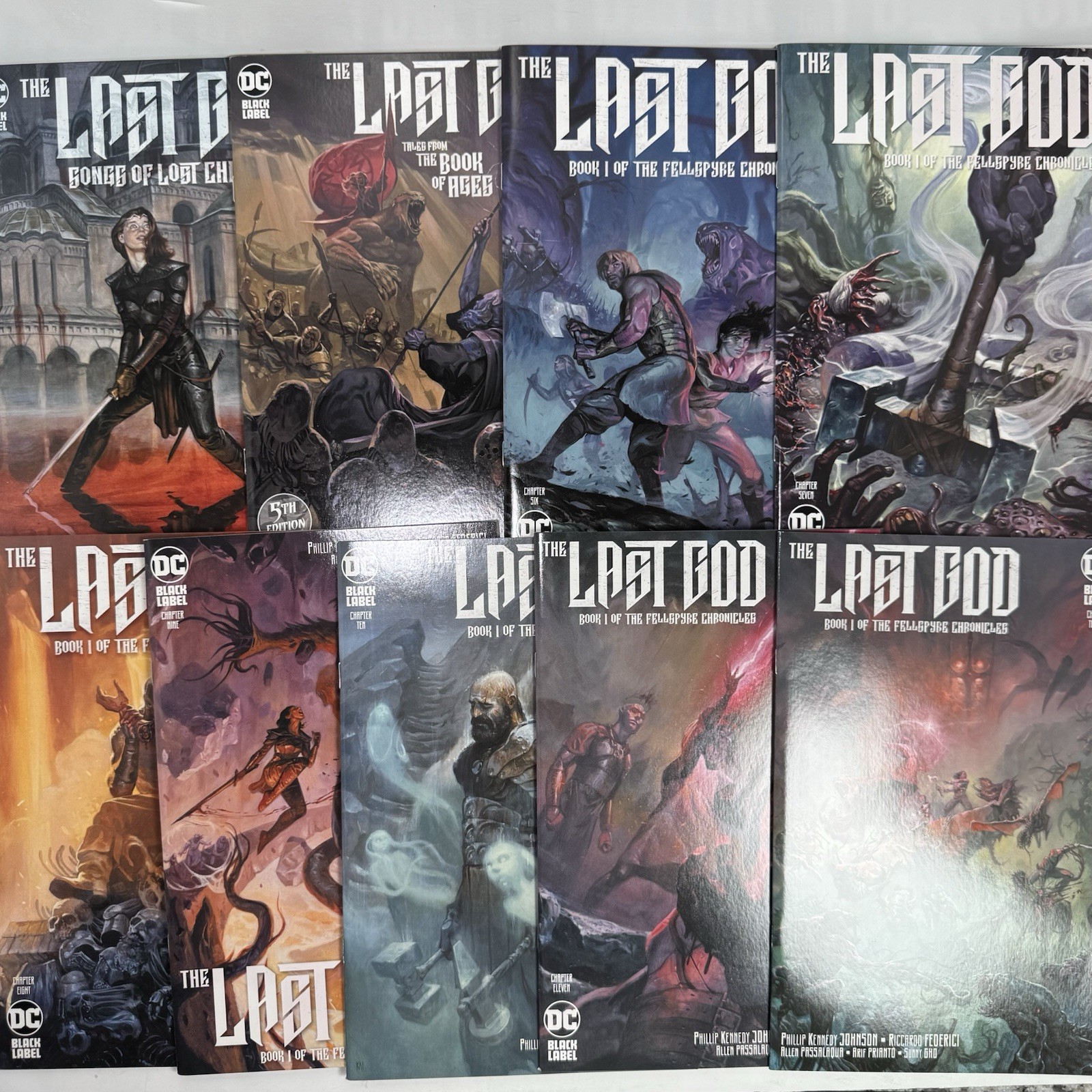 The Last God DC Black Label Comic Lot 9 Books Fellspyre Chronicles
