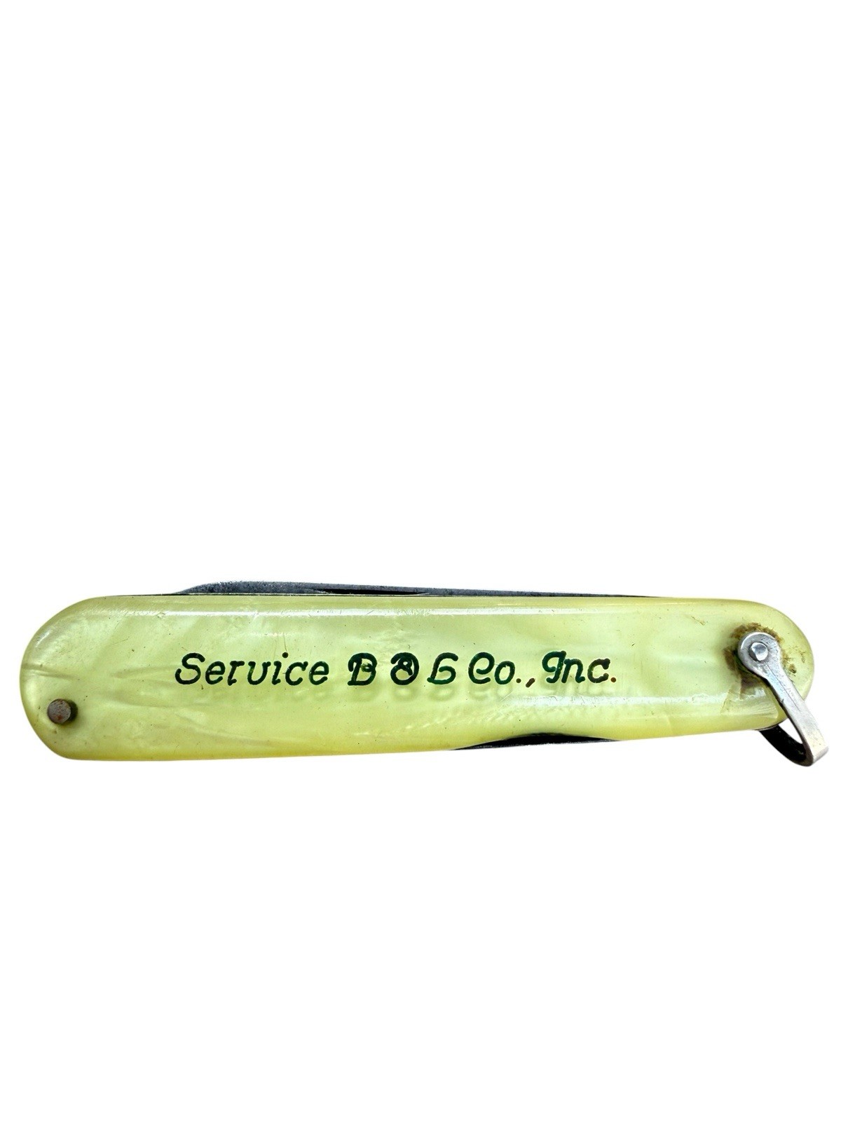 Vintage Case Tested XX Pocket Knife Cracked Ice Celluloid Advertising Scarce