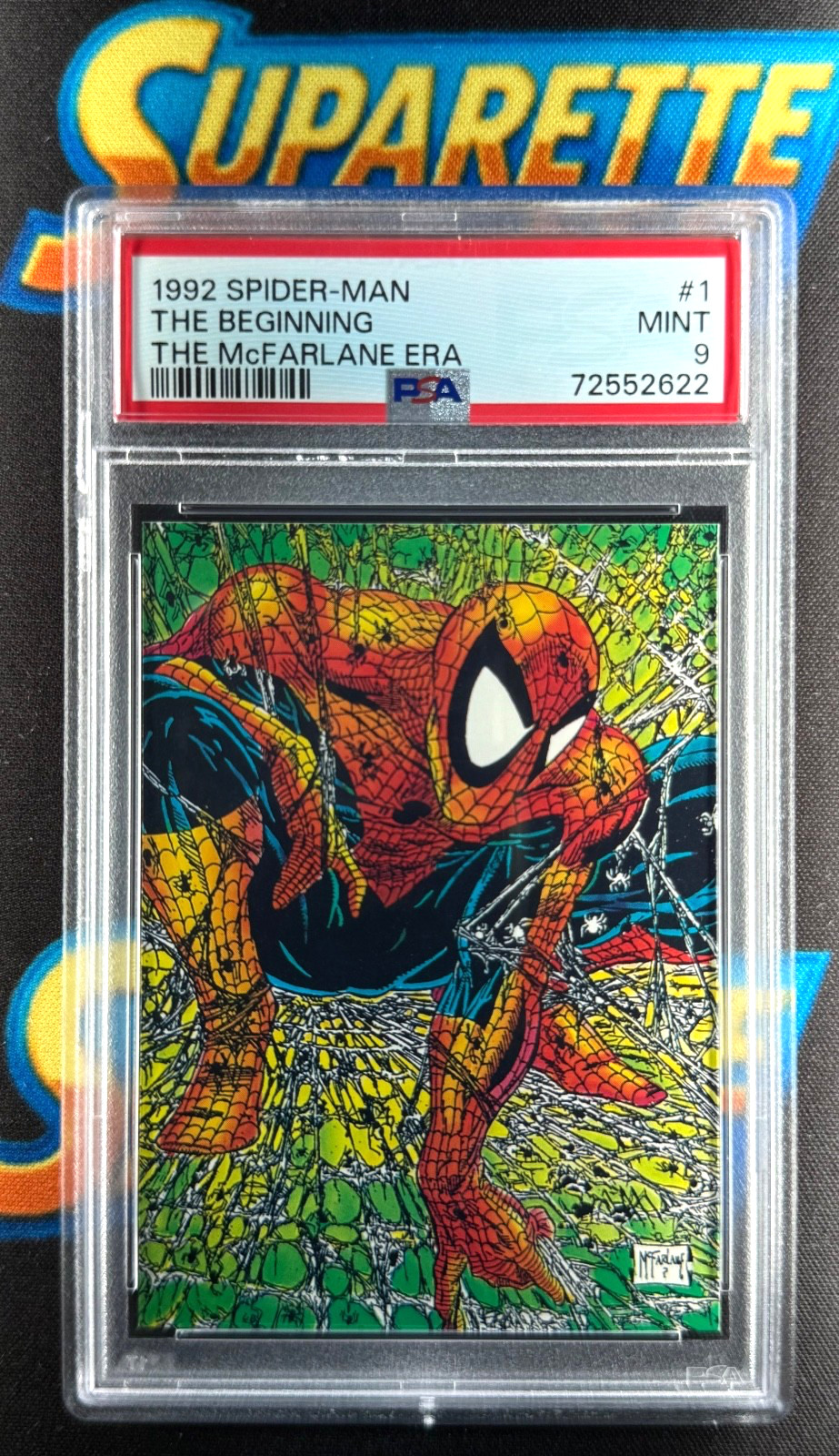 1992 The McFarlane Era Spider-Man The Beginning PSA 9 1992 The McFarlane Era Spider-Man The Beginning PSA 9