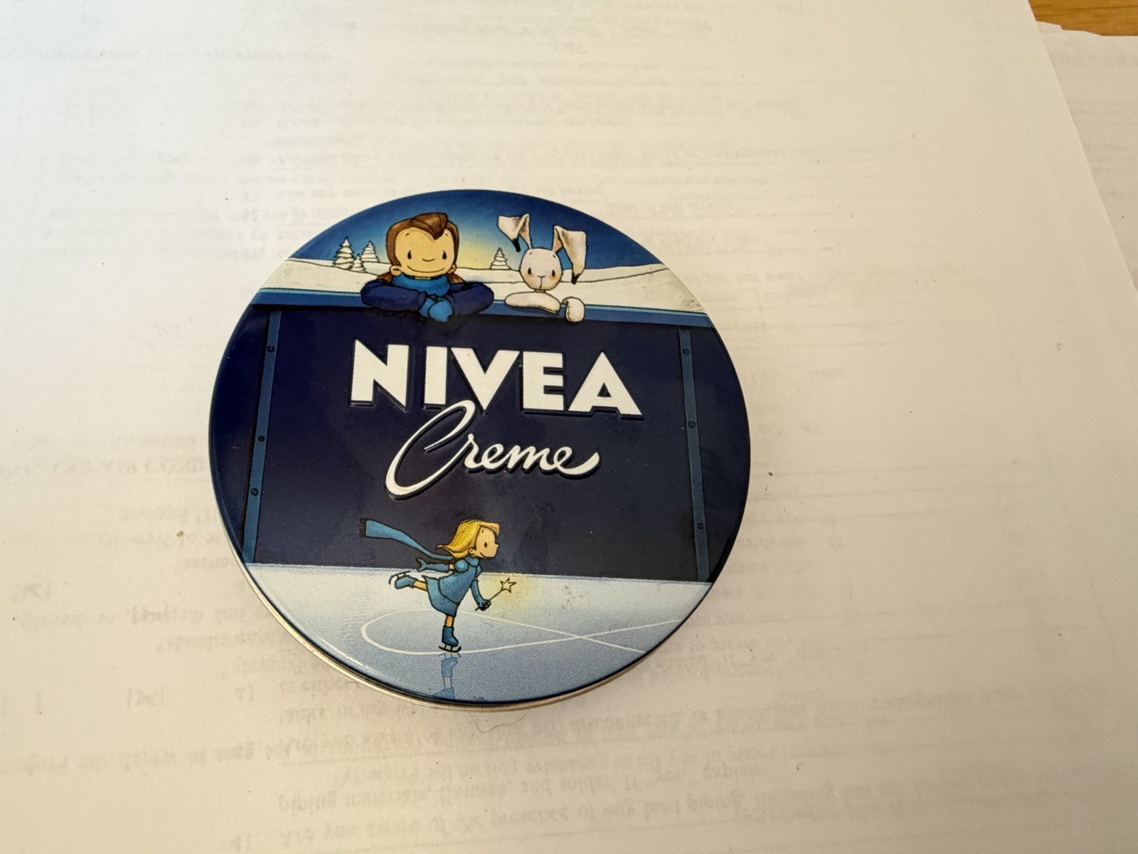 NIVEA BODY CREAM ADVERTISIGN LIMITED EDITION NIVEA TALES TIN BOX 150ML New B16