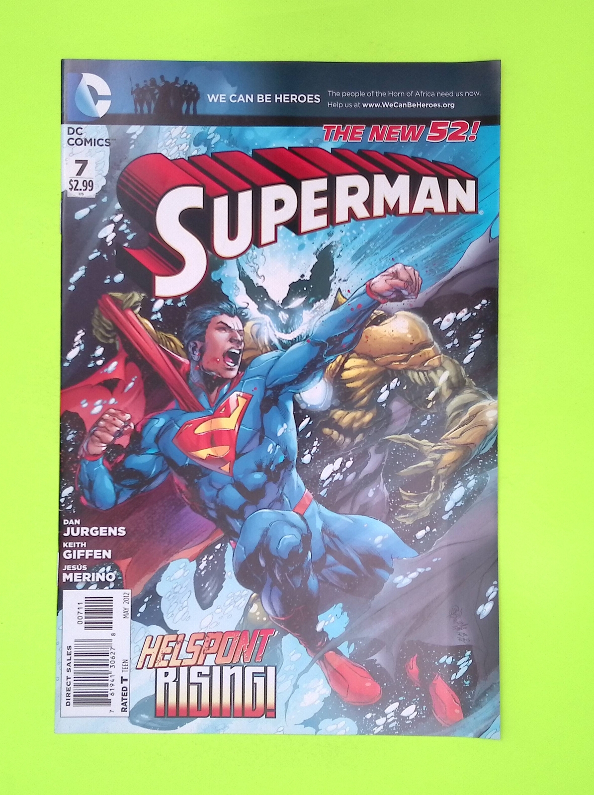 Superman #7 Vol. 3 2012 DC Comics 8.0 Comic Book L72-82