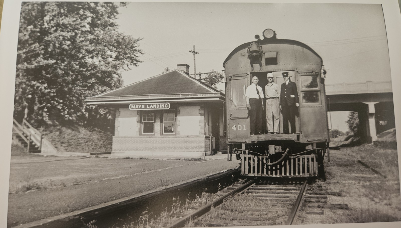 1948 Mays Landing New Jersey Pennsylvania Railroad PRSL 8x11