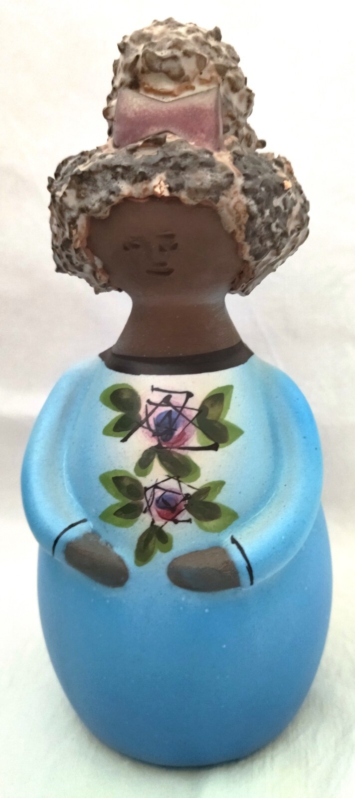 Vintage  Swedish Tilgmans Ceramic Woman Figurine Home Decoration Collectible
