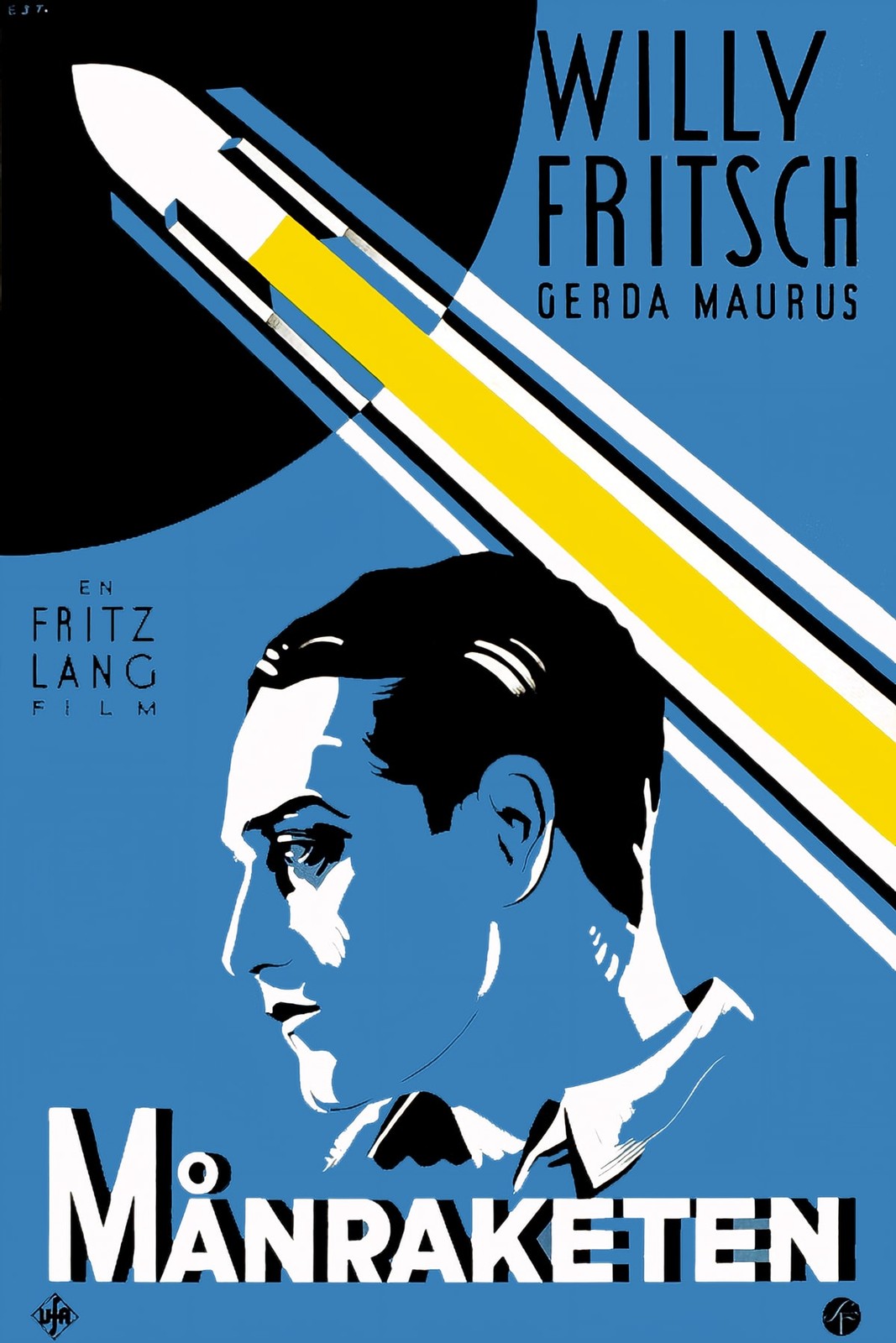 Fritz Lang's Månraketen Poster 🌕 - 1929 Sci-Fi Art - 16x24” Premium Matte