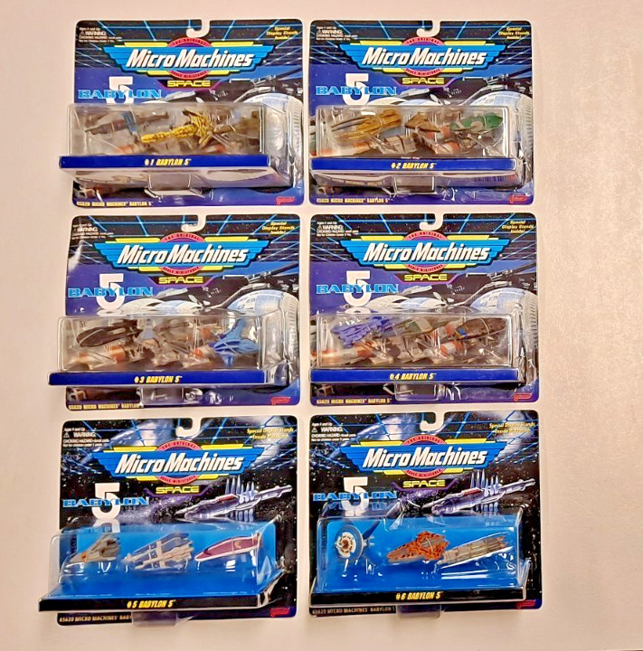 Vintage Babylon 5 Micro Machines Complete Collection Sets 1 Thru 6 New on Cards Vintage Babylon 5 Micro Machines Complete Collection Sets 1 Thru 6 New on Cards