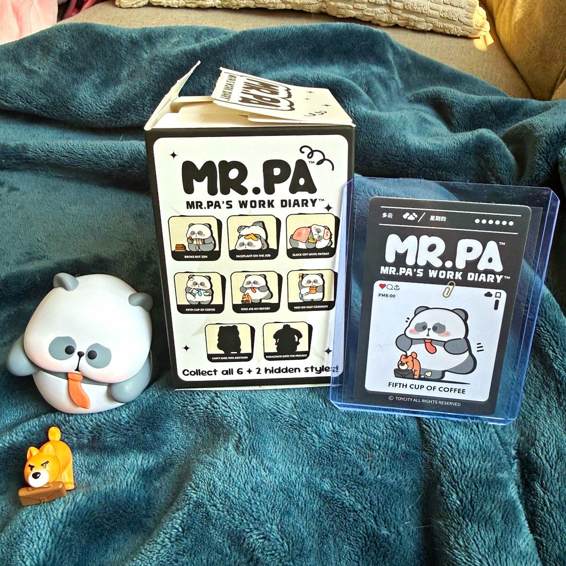MISPRINT Card: ToyCity MR. PA Work Diary “Dog Ate My Report” Collectible Figure MISPRINT Card: ToyCity MR. PA Work Diary “Dog Ate My Report” Collectible Figure